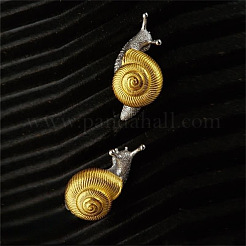 Alloy Two Tone Stud Earrings&nbsp;EJEW-D312-01ASG