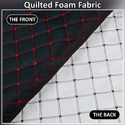 PVC Leather & Cotton & Polyester Fabric&nbsp;DIY-WH0671-191C