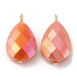 Imitation Jade Glass Pendants&nbsp;KK-Q777-02G