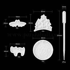 Halloween DIY Pendants Resin Silicone Molds&nbsp;DIY-LS0001-13