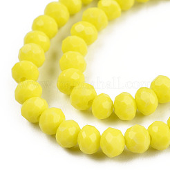 Opaque Solid Color Glass Beads Strands&nbsp;EGLA-A034-P4mm-D26
