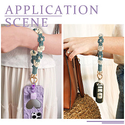 Cotton Braided Flower Pendant Decorations&nbsp;AJEW-TAC0030-032G-10