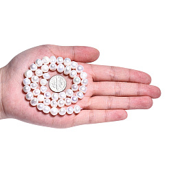 天然養殖淡水パールビーズ連売り  ポテト  乳白色  6~11.5x7~9mm  穴：0.6mm  約46~47個/連  13.58~13.78インチ（34.5~35cm）&nbsp;X1-PEAR-N013-08G