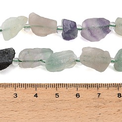 Raw Rough Natural Rainbow Fluorite Beads Strands&nbsp;GG-CBA0B77-A07-01