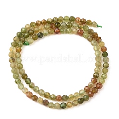 Natural Green Tourmaline Beads Strands&nbsp;G-Z106-A07-4mm