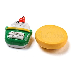 Opaque Resin Decoden Cabochons&nbsp;RESI-C046-04