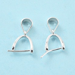 925 Sterling Silver Ice Pick Pinch Bails&nbsp;STER-Z001-122S-05