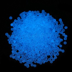 Luminous Transparent Glass Seed Round Beads&nbsp;GLAA-F124-D10-A