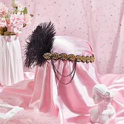 Elastic Feather Headbands&nbsp;OHAR-WH0036-02A