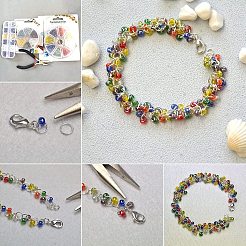 混合された12/0円形ガラスシードビーズ  ミックスカラー  2mm  穴：1mm  約12500個/箱&nbsp;SEED-PH0006-2mm-04