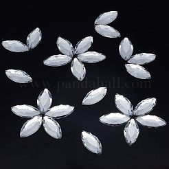 200Pcs Acrylic Rhinestone Cabochons&nbsp;OACR-FG0001-12