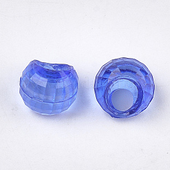 プラスチックチャームとして透明  鈴丸ビーズ  多面カット  ラウンド  藤紫色  10x10x9mm  穴：3mm  約1350個/500g&nbsp;MACR-S365-10D