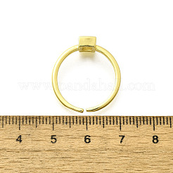 3Pcs 3 Colors Brass Micro Pave Cubic Zirconia Cuff Rings for Women&nbsp;RJEW-S399-06G