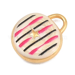 304 Stainless Steel Enamel Pendants&nbsp;SA-CBA4809-17G-03
