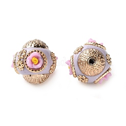 Handmade Polymer Clay Indonesia Beads&nbsp;IPDL-H001-22KCG-02