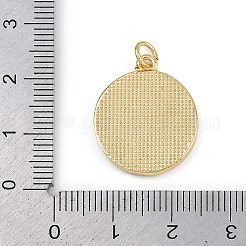 Brass Enamel Pendants&nbsp;KK-C114-23G-02