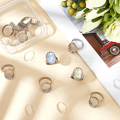 DIY Half Round Ring Making Kit&nbsp;DIY-AR0002-10