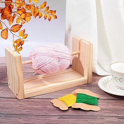 木製織り織機ローラーフレーム  糸編みツール  DIY工作機械  バリーウッド  240x100x130mm&nbsp;DIY-WH0183-23