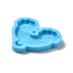 Cloud with Rainbow DIY Pendant Silicone Molds&nbsp;SIMO-H004-01