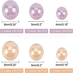 300Pcs 6 Styles Alloy Beads&nbsp;MRMJ-FH0001-12