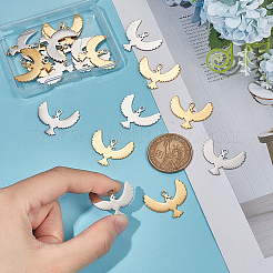20Pcs 2 Colors 304 Stainless Steel Pendants&nbsp;STAS-UN0048-29
