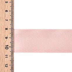 シングルフェイスサテンリボン  ポリエステルリボン  ピンク  幅1インチ（25mm）  25ヤード/ロール（22.86メートル/ロール）  5のロール/グループ  125ヤード/グループ（114.3メートル/グループ）&nbsp;RC25mmY-041