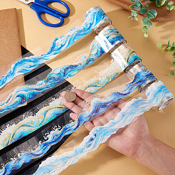 5 Rolls 5 Styles PET Self-Adhesive Stickers&nbsp;DIY-TA0014-38