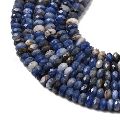 Natural Sodalite Beads Strands&nbsp;G-G343-A04-2x4mm