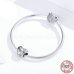 925 Sterling Silver Euorpean Beads&nbsp;STER-FF0012-02AS