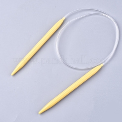 ABSプラスチック丸編み針  ポリ塩化ビニールワイヤーを使って  ミックスカラー  800x3.5~12mm  12個/セット&nbsp;TOOL-T006-45