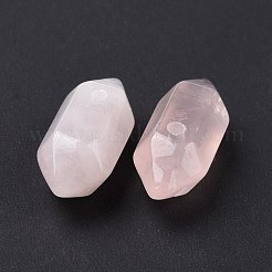 Natural Rose Quartz Double Terminal Pointed Pendants&nbsp;G-C007-02A-12