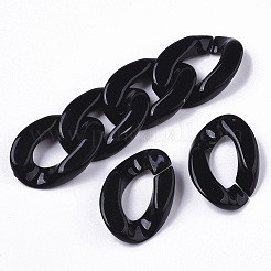Opaque Acrylic Linking Rings&nbsp;OACR-S036-001B-G02