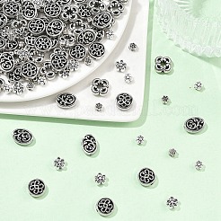 180Pcs 6 Styles Alloy Beads&nbsp;FIND-YW0010-61