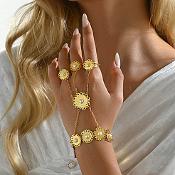 Bohemian Brass Finger Ring Bracelets&nbsp;KT1838-1