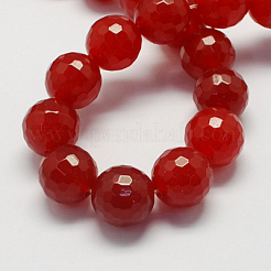 Natural White Jade Bead Strands&nbsp;X-G-R166-8mm-10