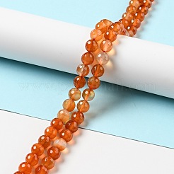 Natural Carnelian Beads Strands&nbsp;G-E571-35B