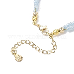 Glass Seed Multi-strand Bracelets Bracelets for Women&nbsp;BJEW-JB12039-03
