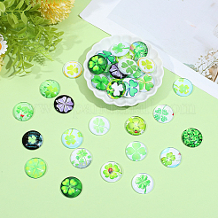 50Pcs Glass Cabochons&nbsp;FIND-SP0005-80