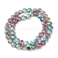 Electroplate Glass Beads Strands&nbsp;EGLA-P053-02A-HP01