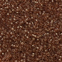MIYUKIデリカビーズ  シリンダー  日本製シードビーズ  11/0  （db0121)アプリコットトパーズゴールド光沢  1.3x1.6mm  穴：0.8mm  約2000PCS /ボトル  10 G /ボトル&nbsp;SEED-JP0008-DB0121