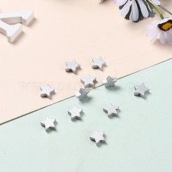 スプレー塗装天然木ビーズ  スター  ミックスカラー  18~18.5x20x6mm  穴：2mm  約710個/500g&nbsp;WOOD-Q030-70-M