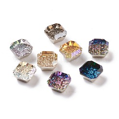 Embossed K9 Glass Rhinestone Cabochons&nbsp;RGLA-P030-03B-M