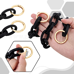 Resin Cable Chain Bag Chains&nbsp;FIND-WH0139-908B
