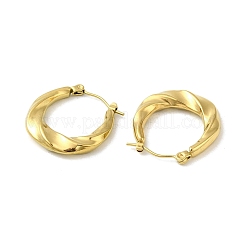 304 Stainless Steel Hoop Earrings for Women&nbsp;EJEW-B054-03G
