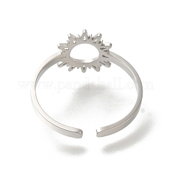 304 Stainless Steel Rings for Women&nbsp;RJEW-S238-03P