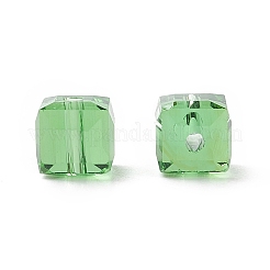 K9ガラス  模造オーストリアクリスタルビーズ  グレードAAA  多面カット  キューブ  ミックスカラー  8x8x8mm（誤差範囲0.5~1mm以内のサイズ）  穴：0.9~1.6mm&nbsp;SWAR-F074-8x8mm-M