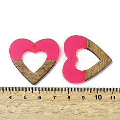 Resin and Walnut Pendants&nbsp;WOOD-I013-10B
