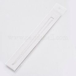 Brass Cable Chains Necklace Making&nbsp;MAK-N029-01S
