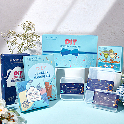 40本4スタイルアロイペンダント  プラスチック製の模造パールビーズ付き  ライトゴールド  ラウンド  ミックスカラー  15~17.5x9.5~12mm  穴：2.3mm  10個/スタイル&nbsp;FIND-SC0009-67