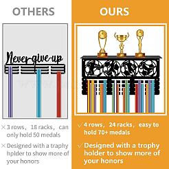 Rectangle Iron Medal Hanger Holder&nbsp;ODIS-WH0052-054